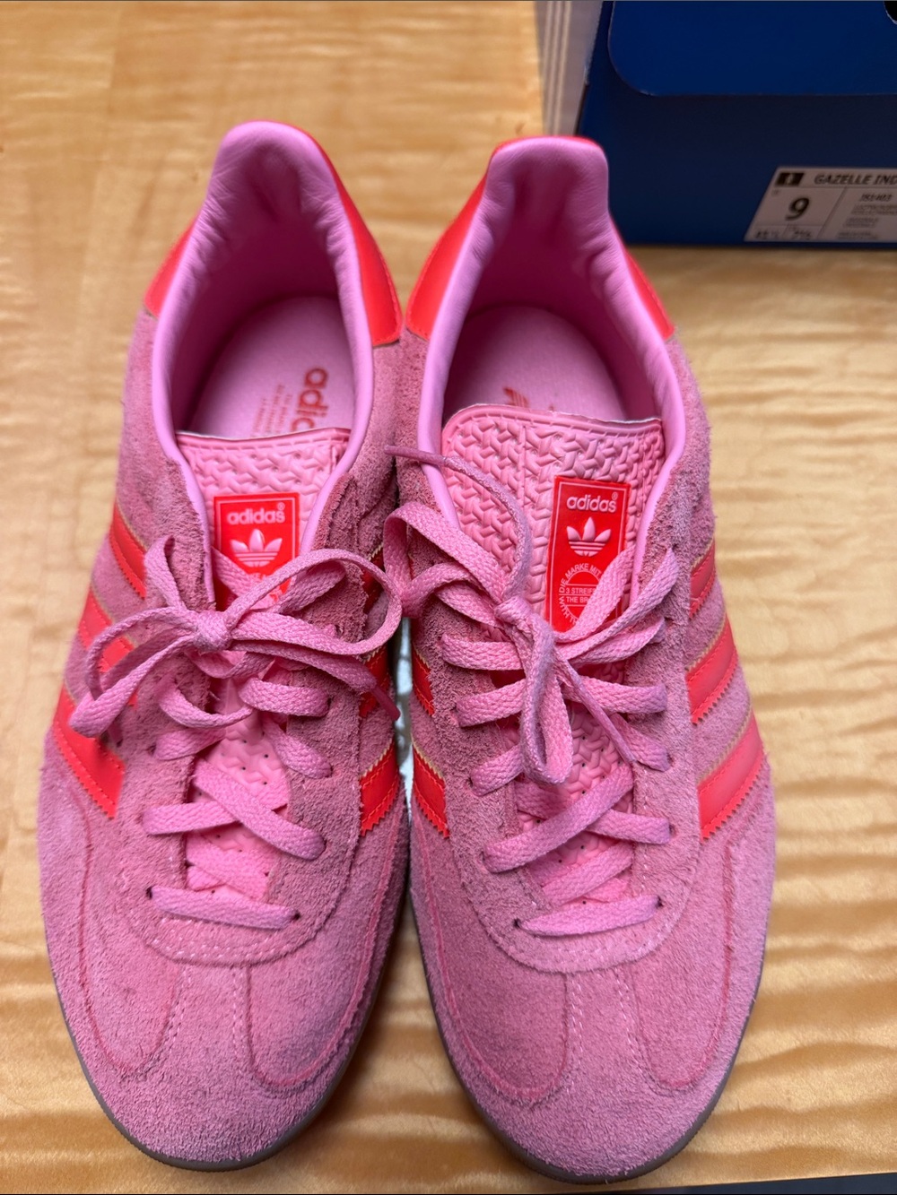 adidas Pink & Coral Suede Women’s Sneakers